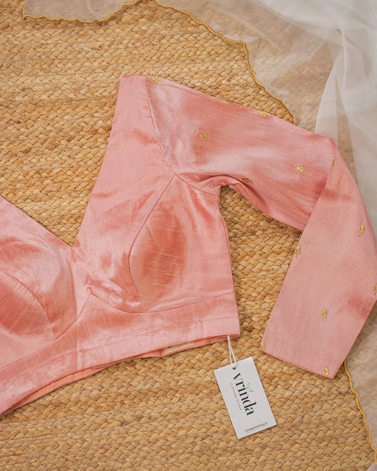 Zaari Peach Blouse