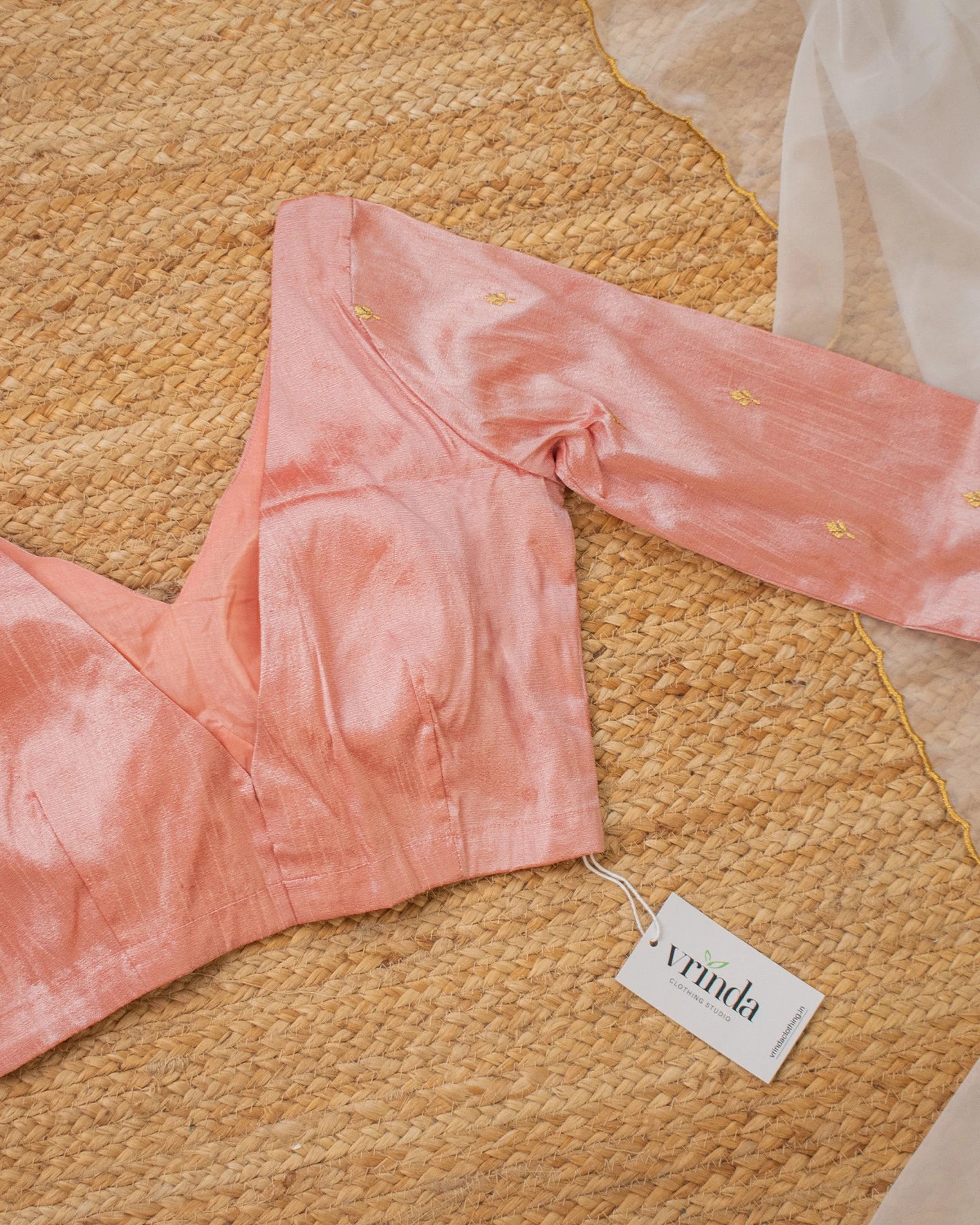 Zaari Peach Blouse