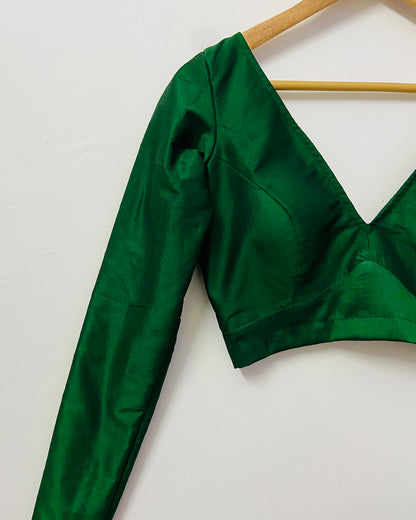 Dapperly Green Blouse