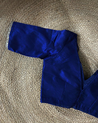 Royal Blue Shine Blouse