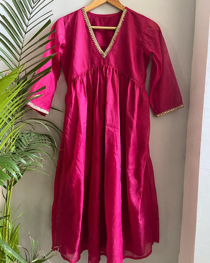 Afsana Hot Pink Kurta