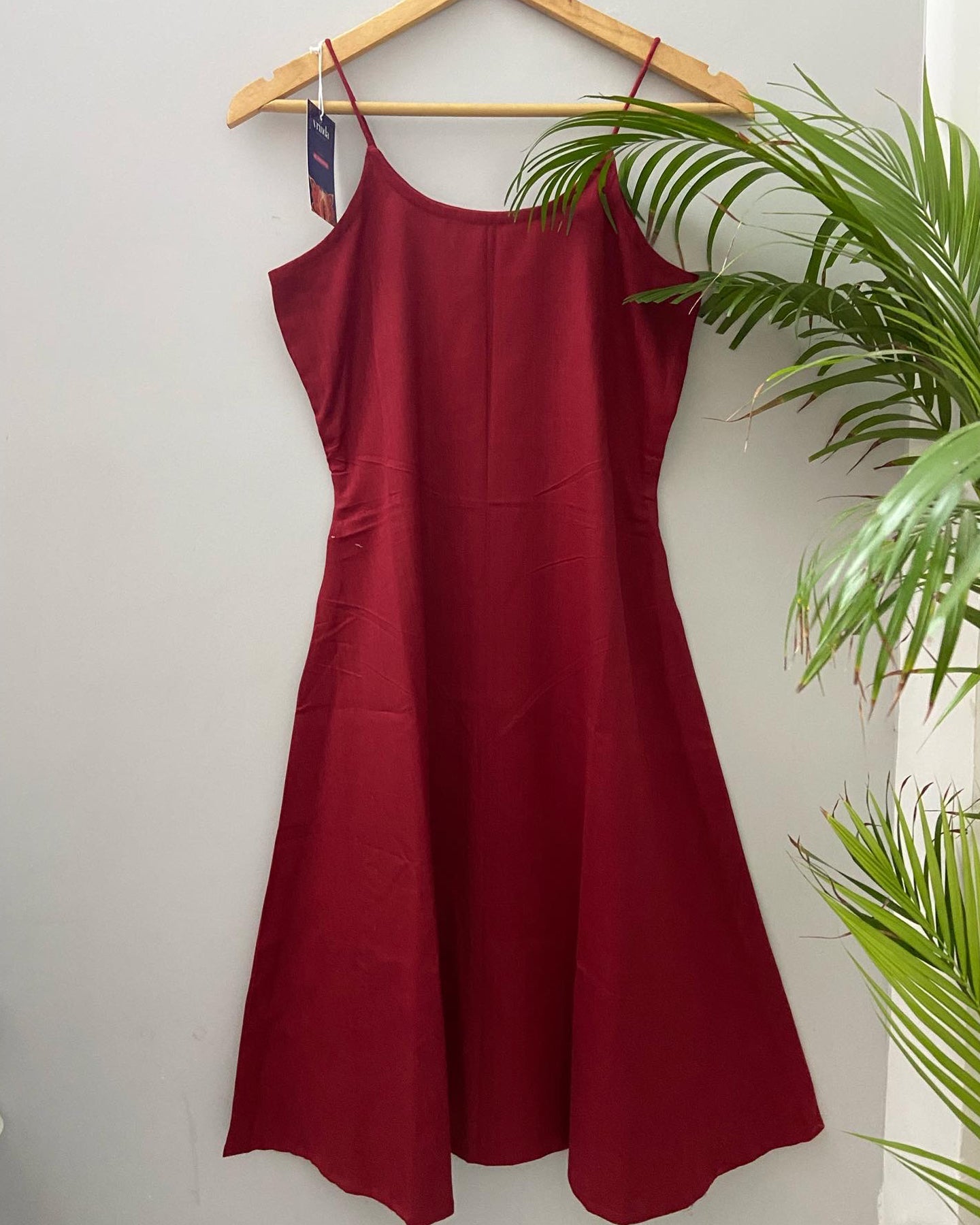 Basic Maroon Dress