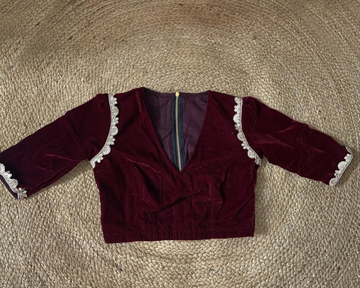 Rajkumari Dark Maroon Blouse