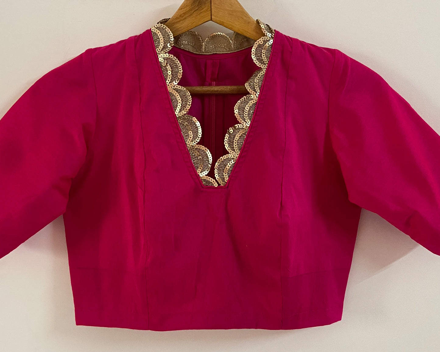 Fuchisia Shine Blouse