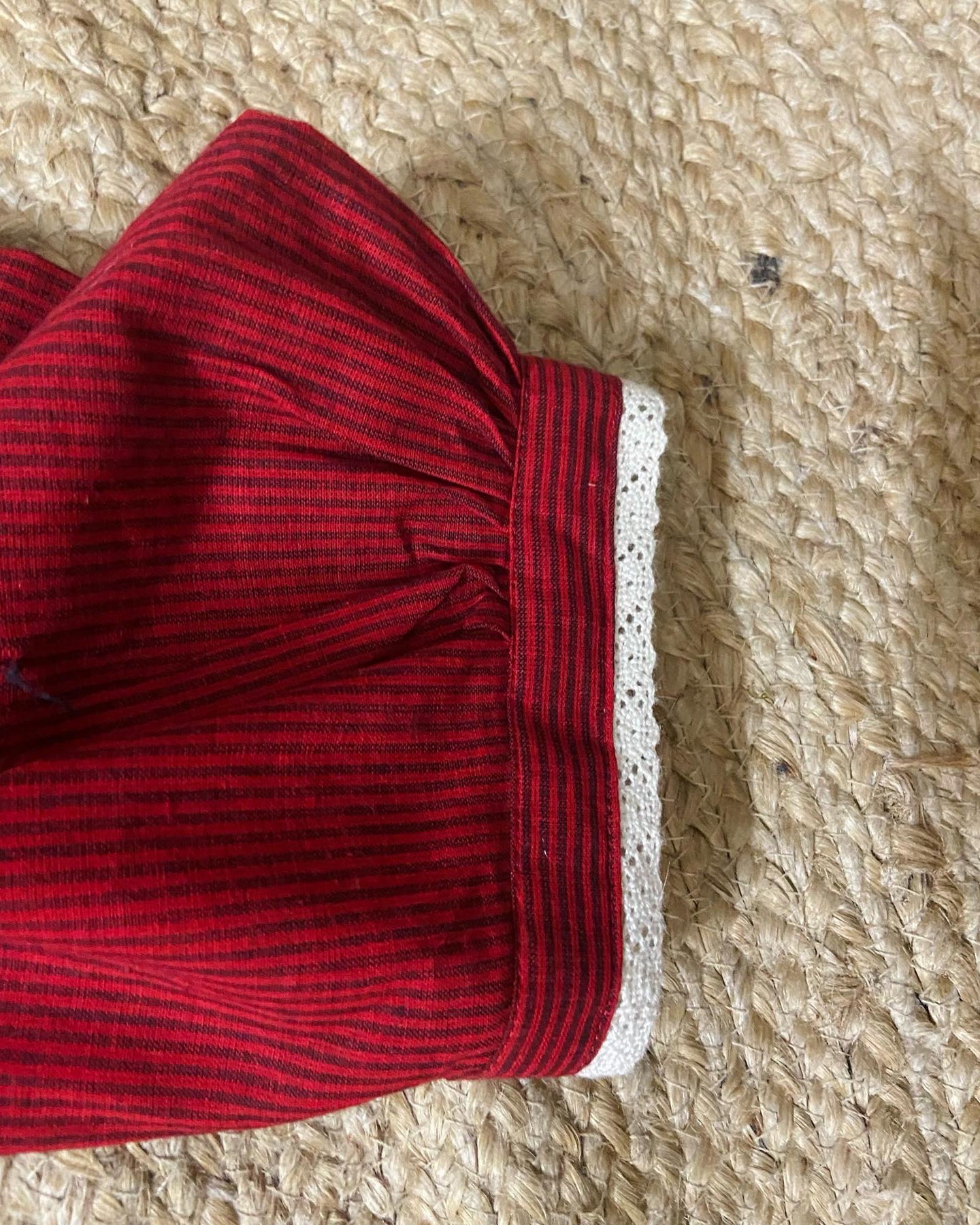 Tiny Red Stripes Blouse