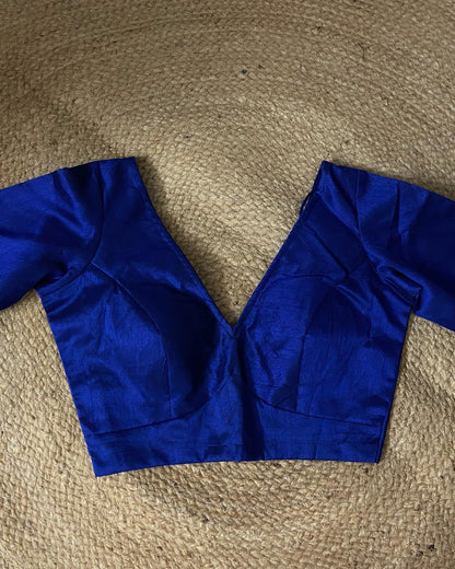 Royal Blue Shine Blouse