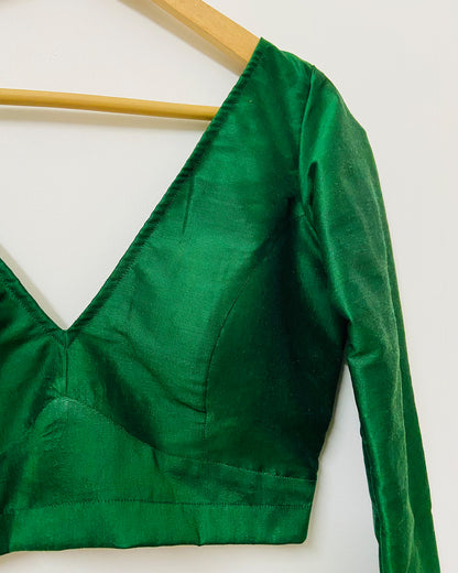 Dapperly Green Blouse