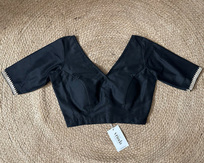 Black Shine Blouse