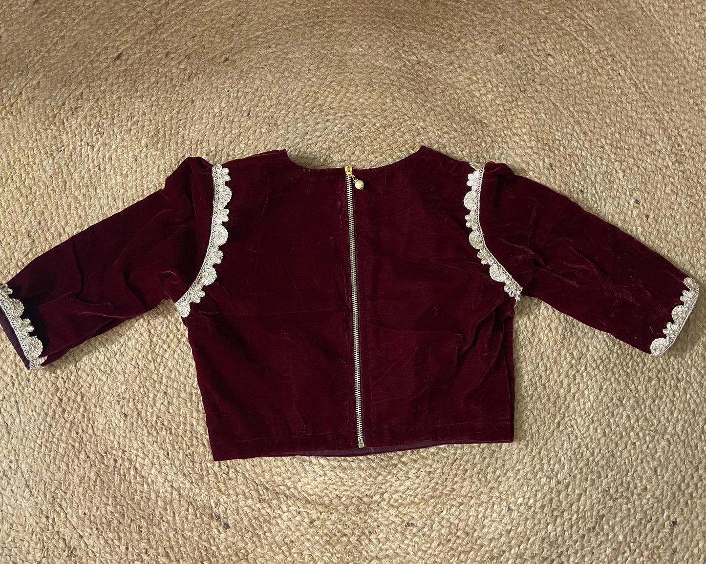 Rajkumari Dark Maroon Blouse