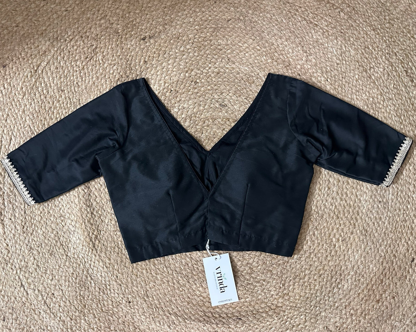 Black Shine Blouse