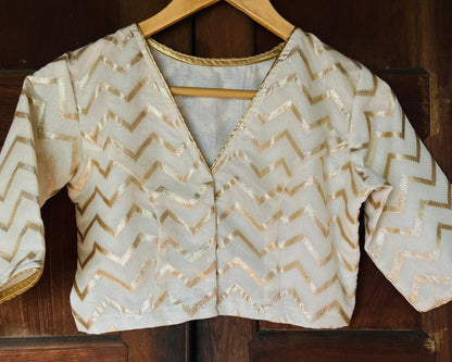 Golden Zigzag Blouse