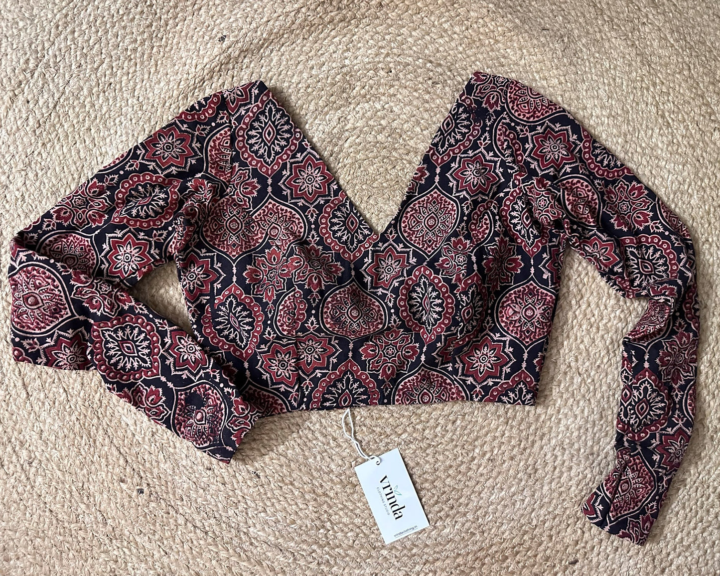 Phoolmati Black Blouse