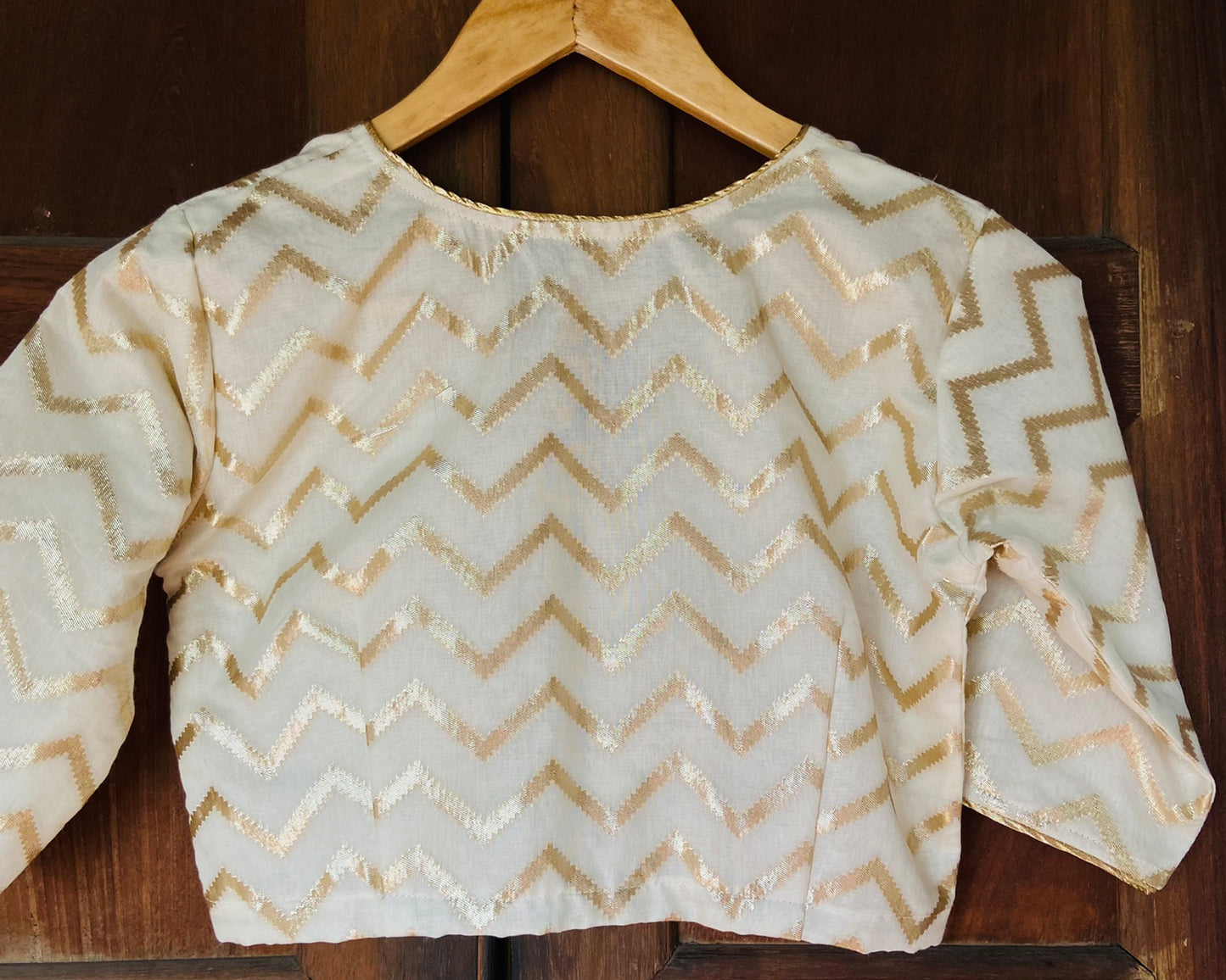 Golden Zigzag Blouse