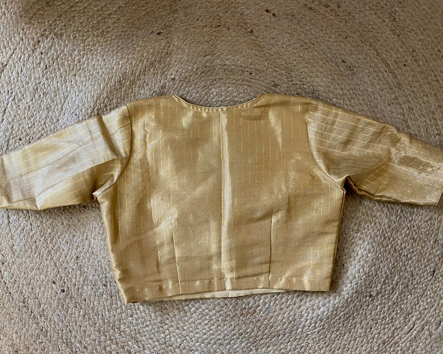 Stripes On Gold Blouse